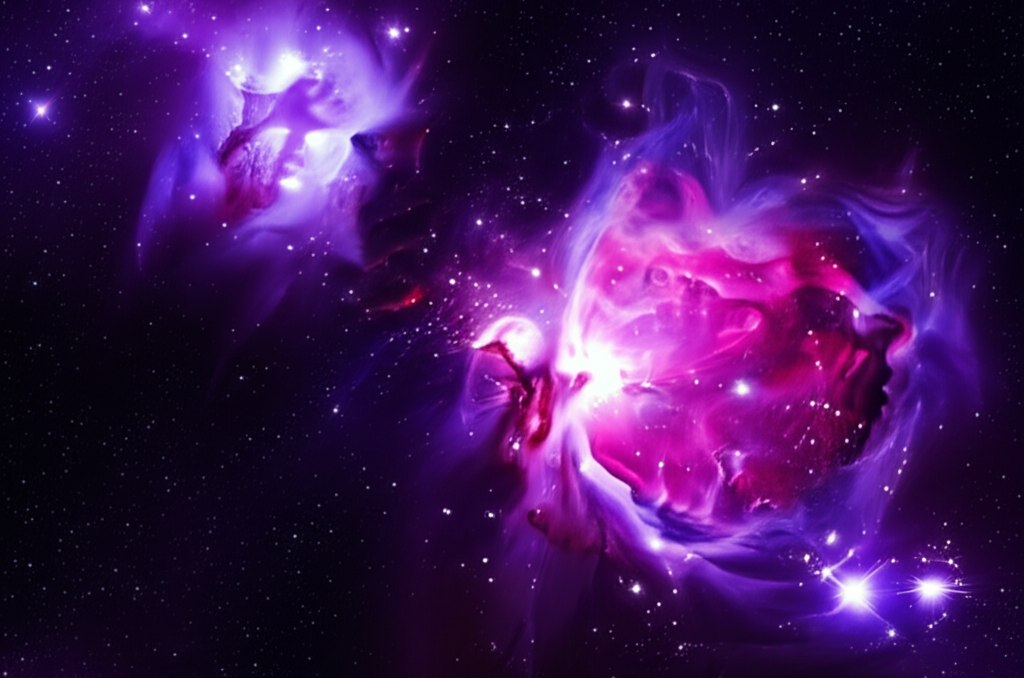 Deep space cosmos background
